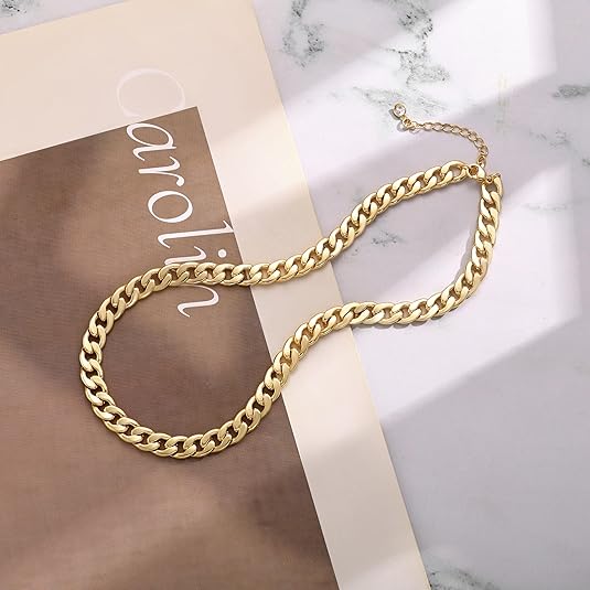 Cuban 18K Link Necklace