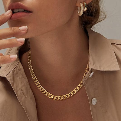 Cuban 18K Link Necklace