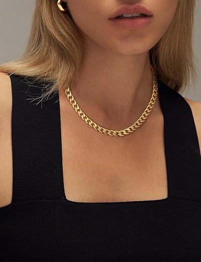 Cuban 18K Link Necklace