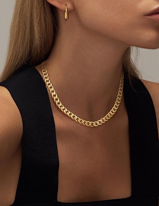 Cuban 18K Link Necklace