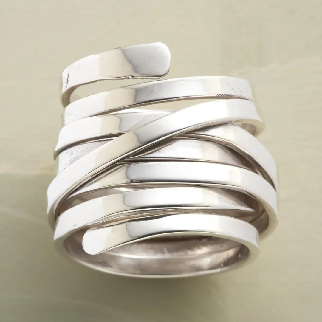 Vintage Silver Layer Ring