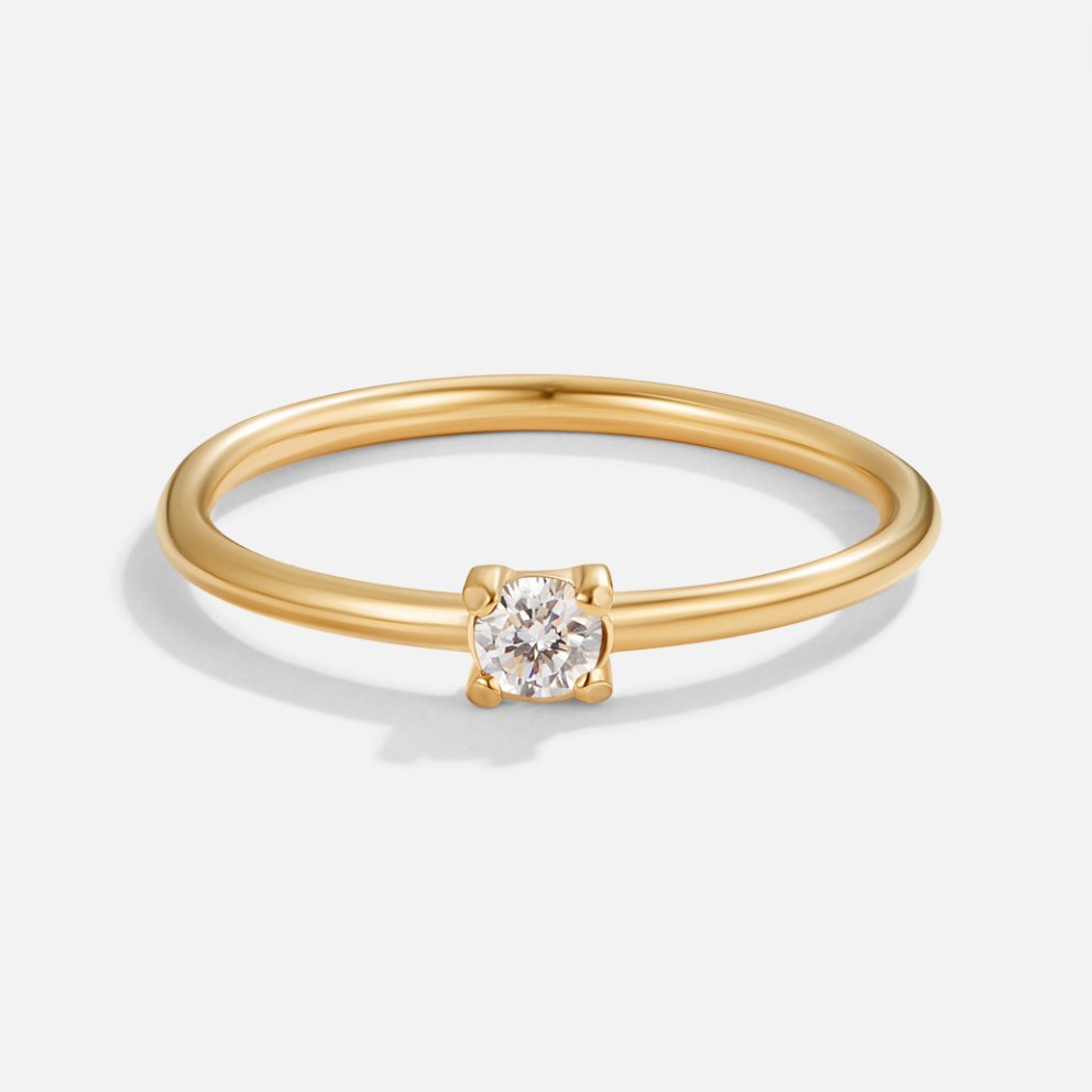 Gold Birthstone Rings