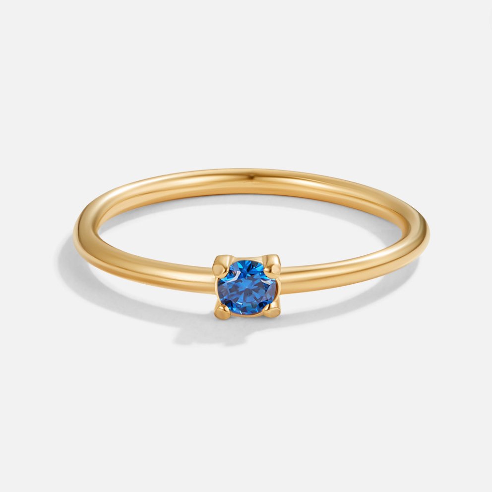 Gold Birthstone Rings