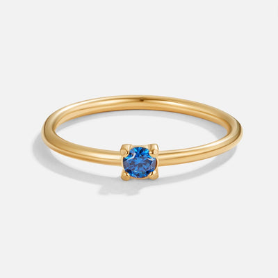 Gold Birthstone Rings