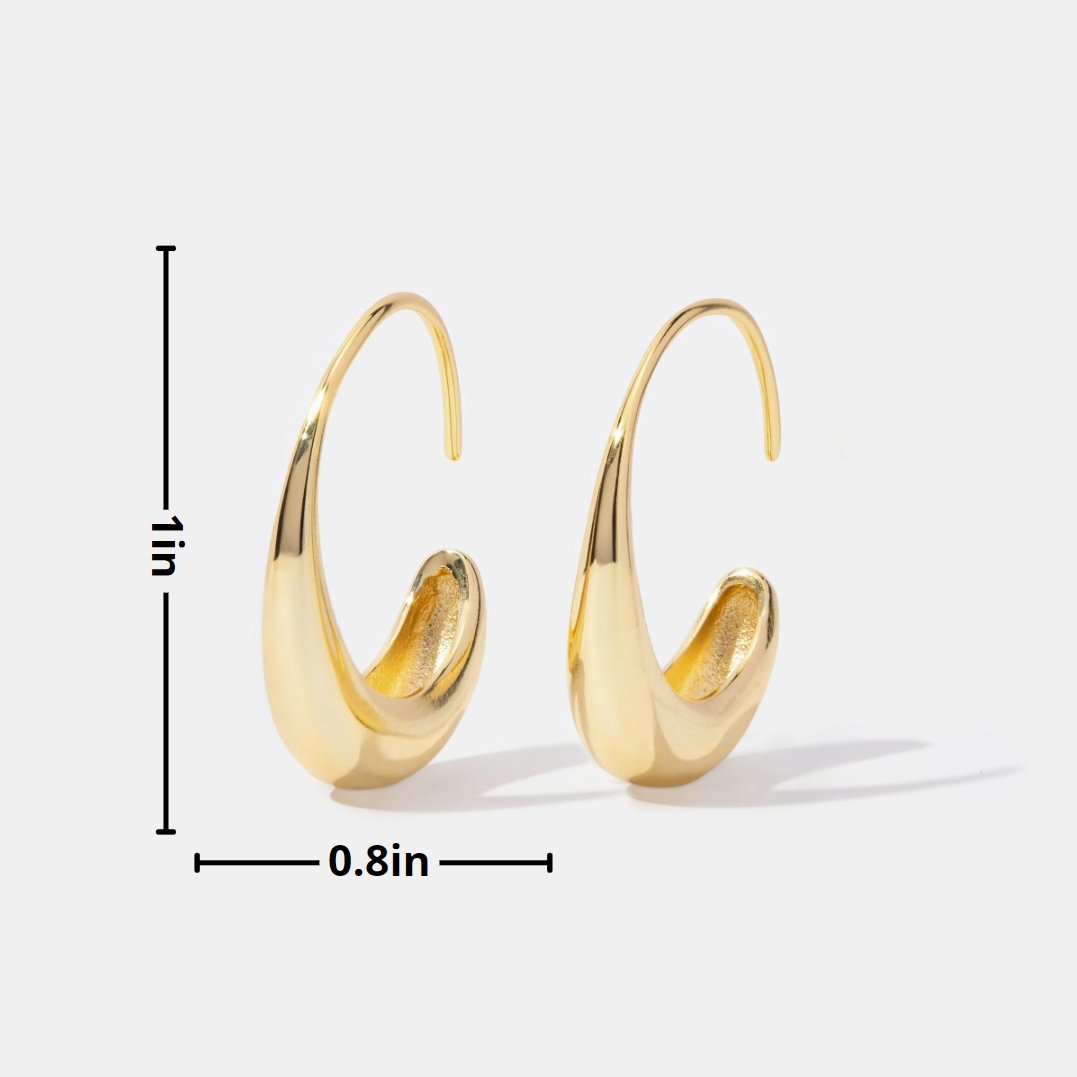 Drop-shaped earrings