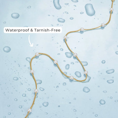 Reine gold pearl necklace