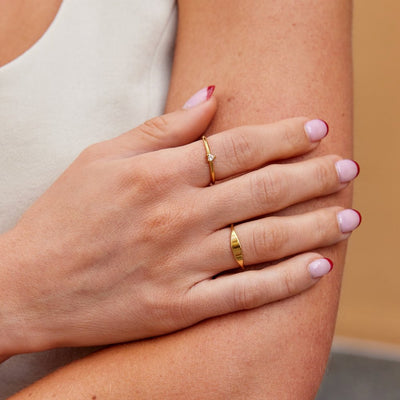 Amour Crystal Heart Ring