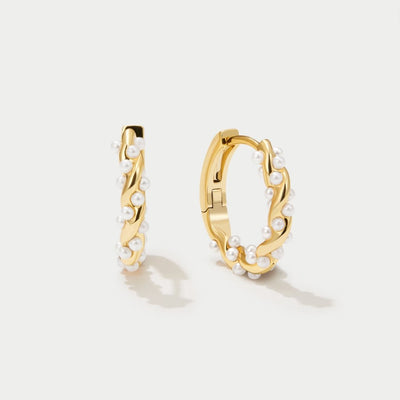 Gold Bubble Earrings